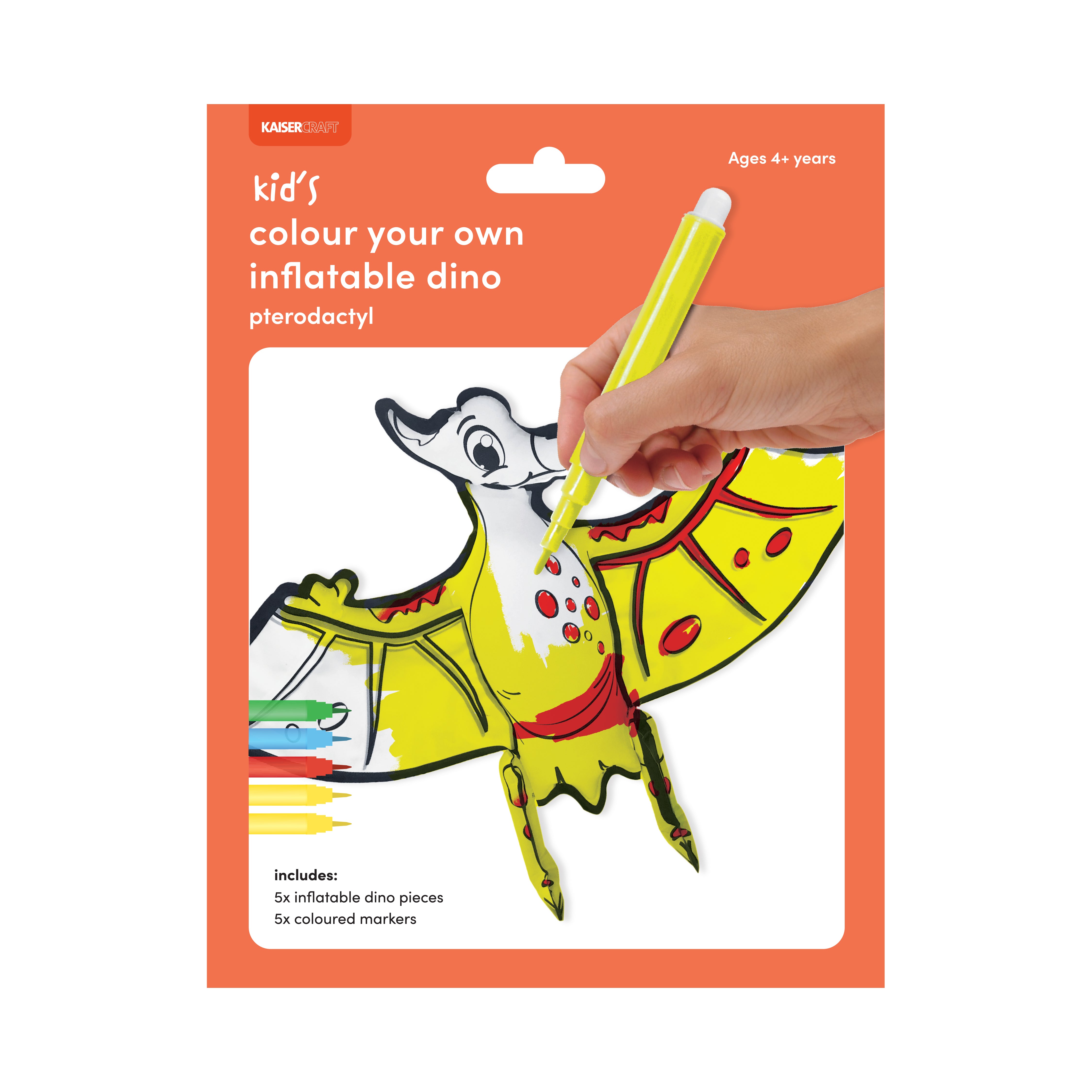 Colour Your Own Inflatable Dino - Pterodactyl